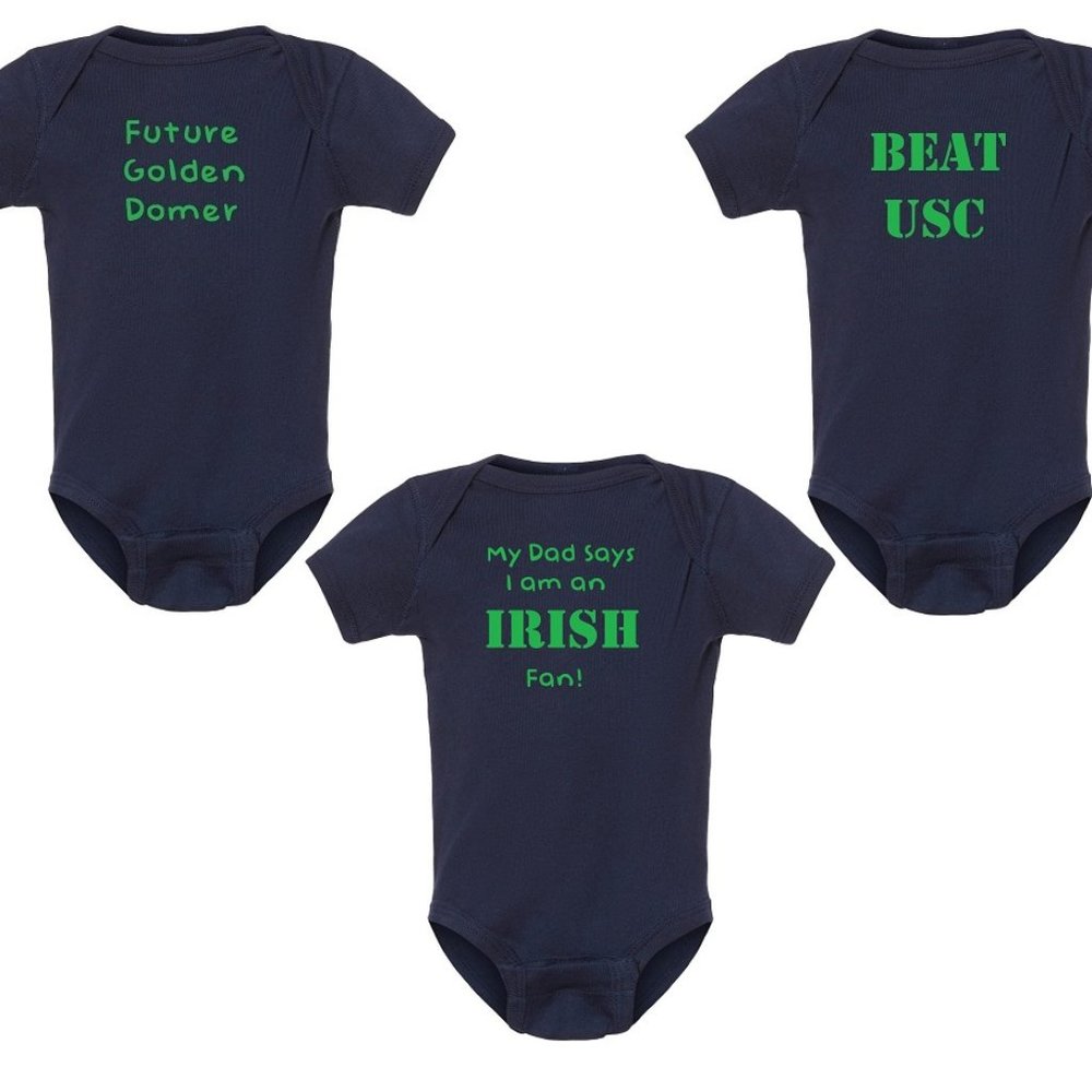 My Dad Says I am an Irish Fan + 2 More Baby Bodysuits